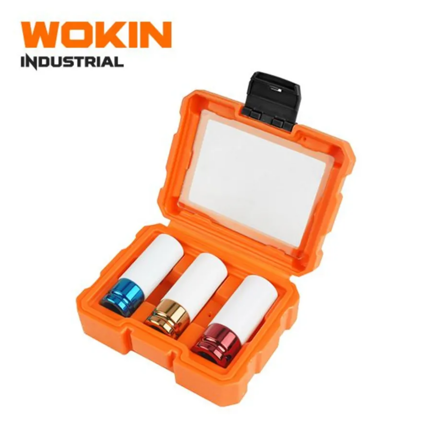 Juego de dados de impacto 1/2". 3 Piezas (233003)- WOKIN