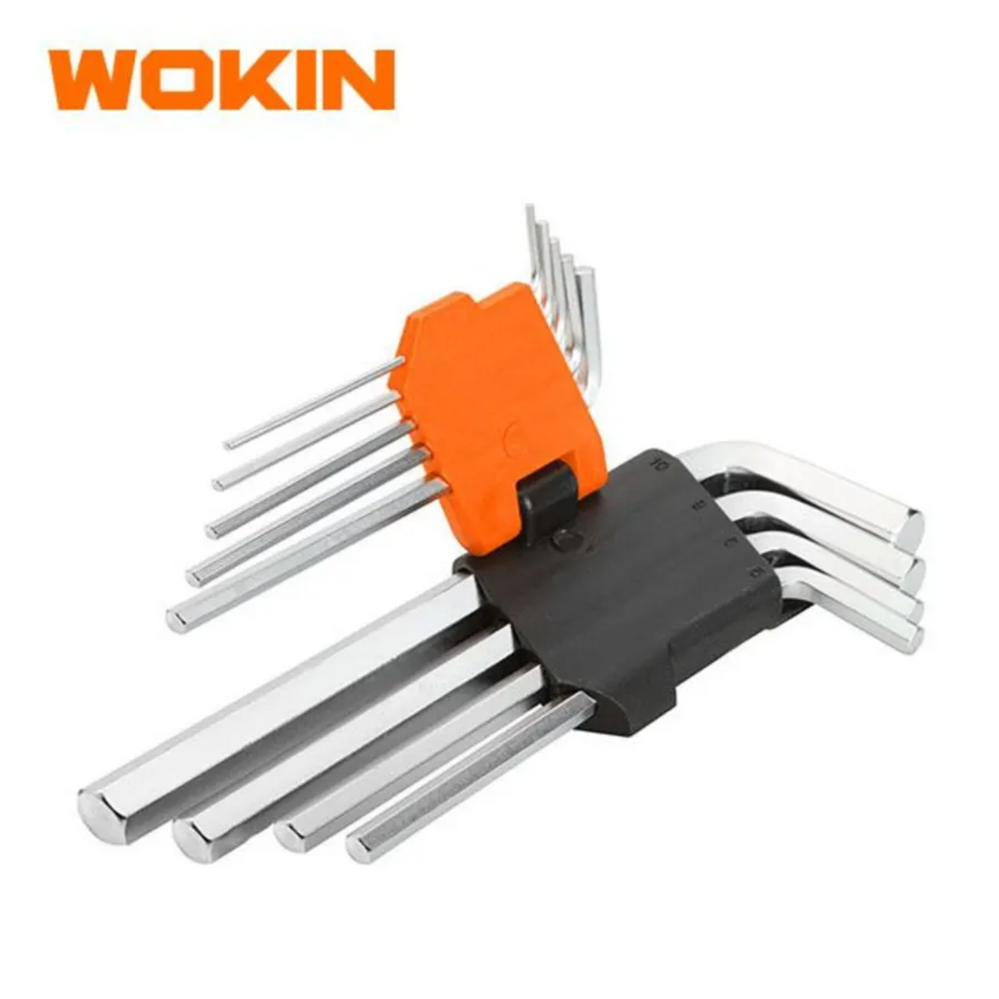 Juego de llaves Allen Largos 9 Piezas(207209)- WOKIN