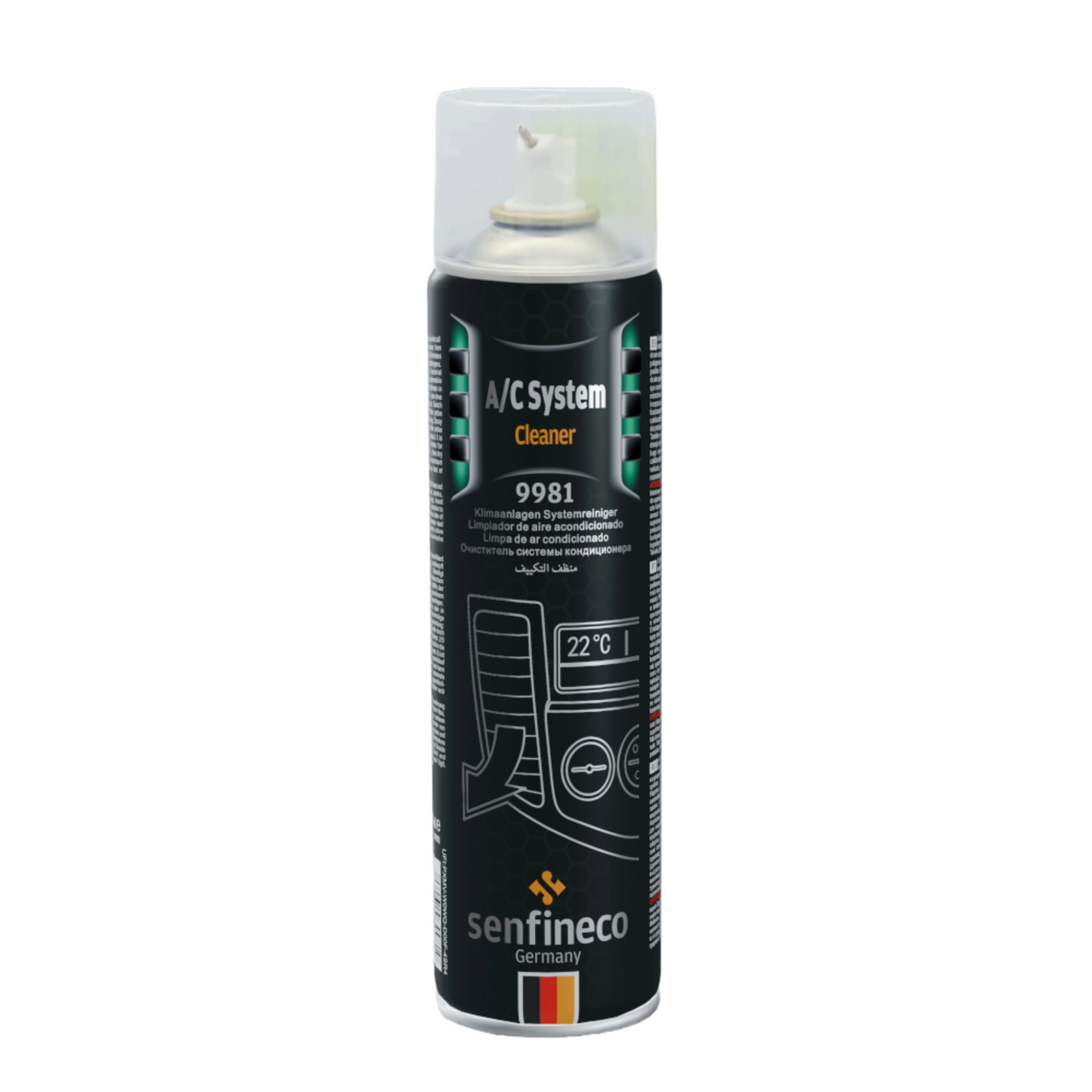 Limpiador A/C profesional 520 ML (Via conductos) (9981)- SENFINECO