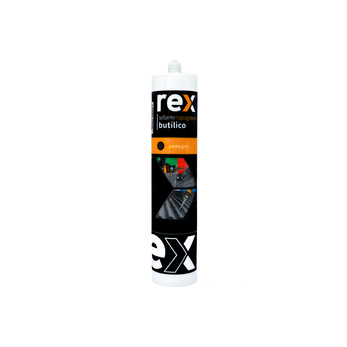 Tapagoteras acrilico gris 300ml- REX