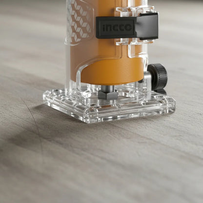 Fresadora de mano eléctrica industrial 600w/6mm- INGCO