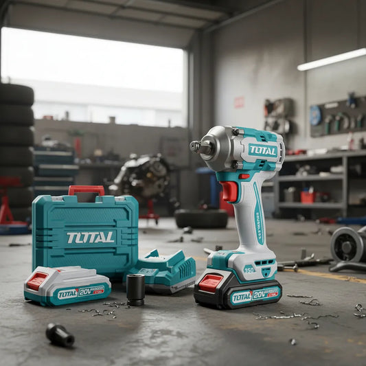 Llave de impacto inalámbrica 1/2" 20V 350NM (TIWLI2035)- TOTAL