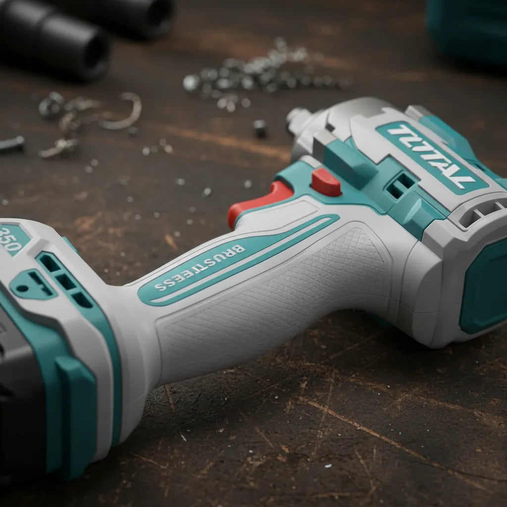 Llave de impacto inalámbrica 1/2" 20V 350NM (TIWLI2035)- TOTAL