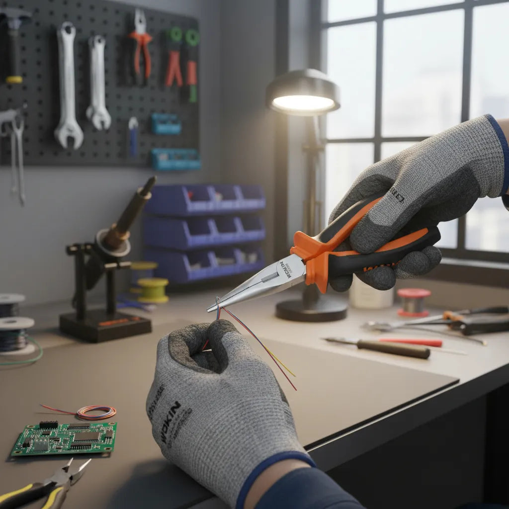 Alicate punta 6"(100206)- WOKIN