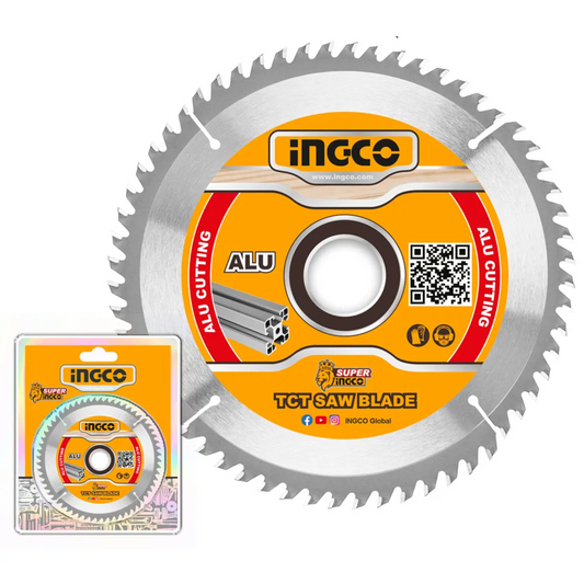 Disco de sierra circular aluminio 60T 210mm 8X1/4" (TSB321023)- INGCO