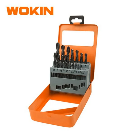 Set de brocas HSS, 19 piezas (751019)- WOKIN