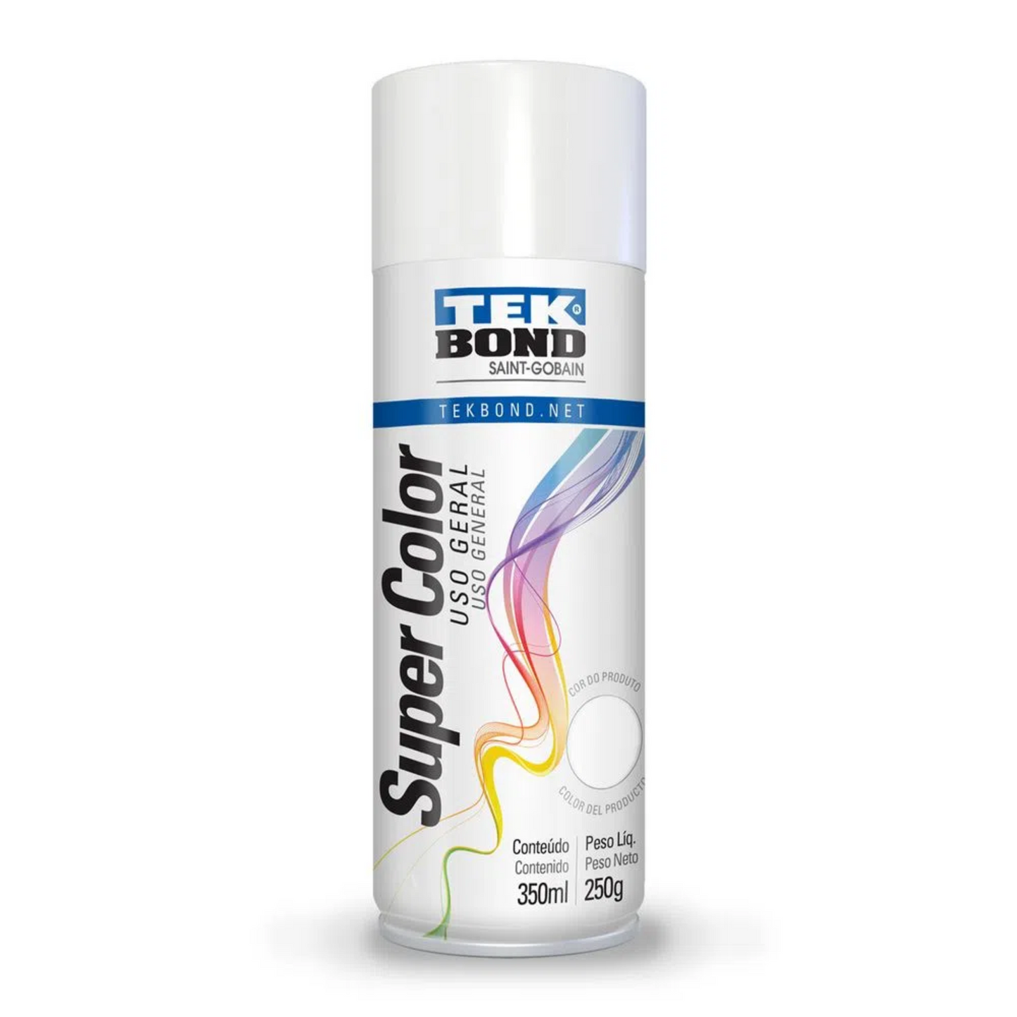 Pintura en spray blanco brillante 350ml- TEKBOND