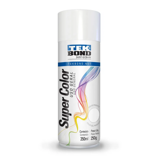 Pintura en spray blanco brillante 350ml- TEKBOND