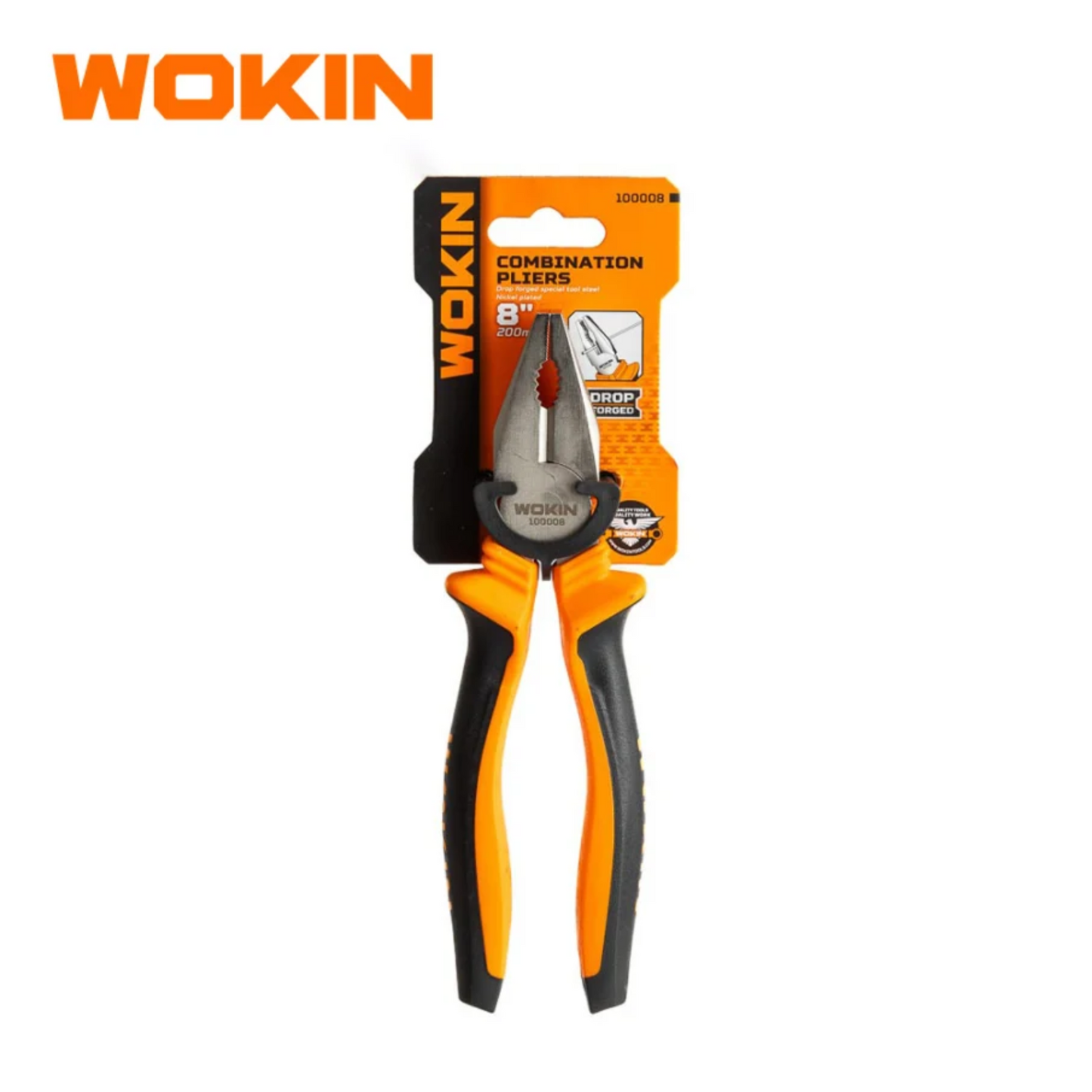 Alicate universal 8"(100008)- WOKIN