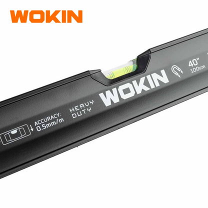 Nivel de aluminio con iman 100cm(506410)- WOKIN