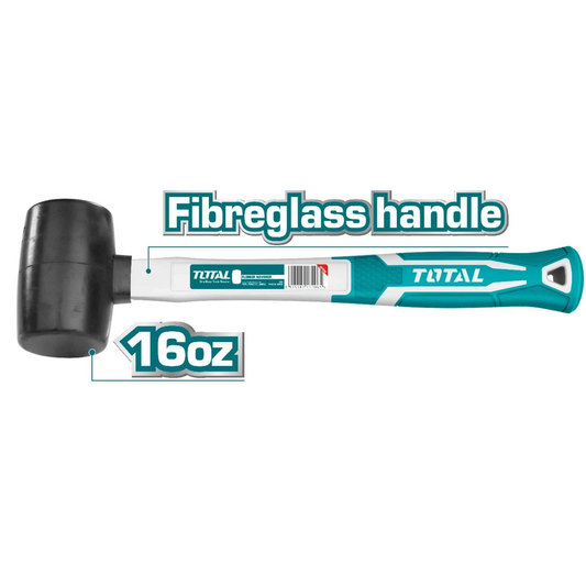 Martillo de goma 16oz (THT761616)- TOTAL