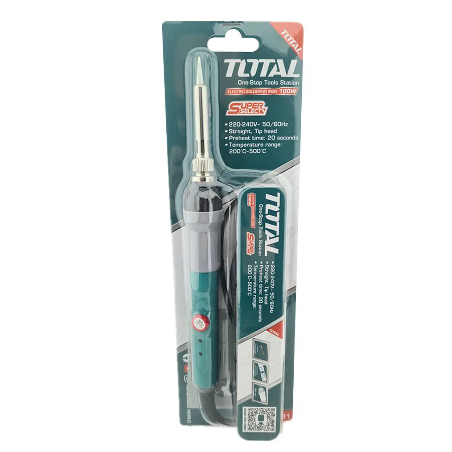 Cautin tipo lápiz 100W (TET1100831-7)- TOTAL