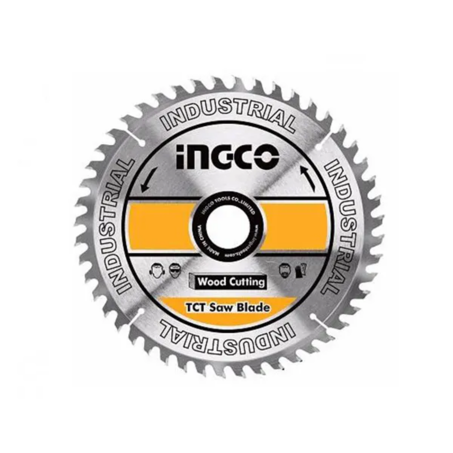 Disco de sierra circular industrial madera 48T 210mm 8-1/4"- INGCO
