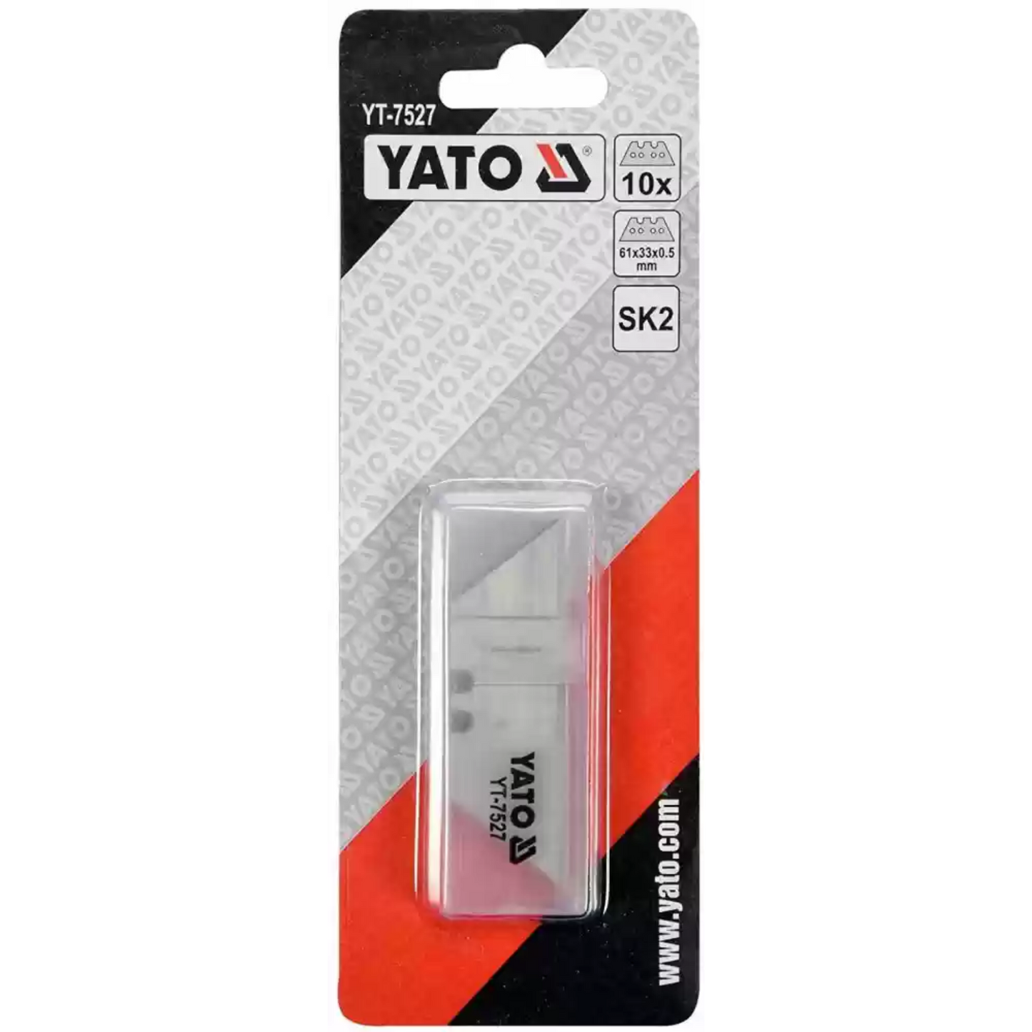 Cuchilla de repuesto cartonero (set 10 hojas)- YATO