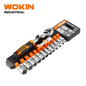 Juego de dados 1/4 con chicharra 14 piezas (154810)- WOKIN