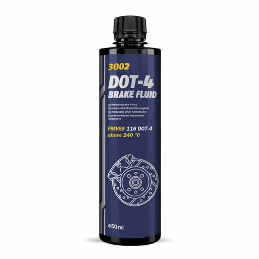 Liquido de frenos DOT4 450ML - MANNOL