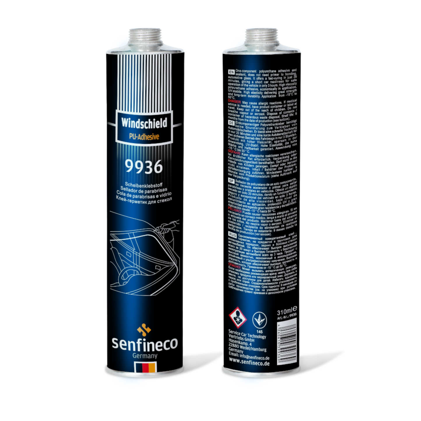 Uretano - Silicona parabrisas 310ml- SENFINECO
