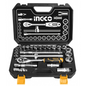 Set dados y chicharra industrial 25 piezas 1/2"- INGCO