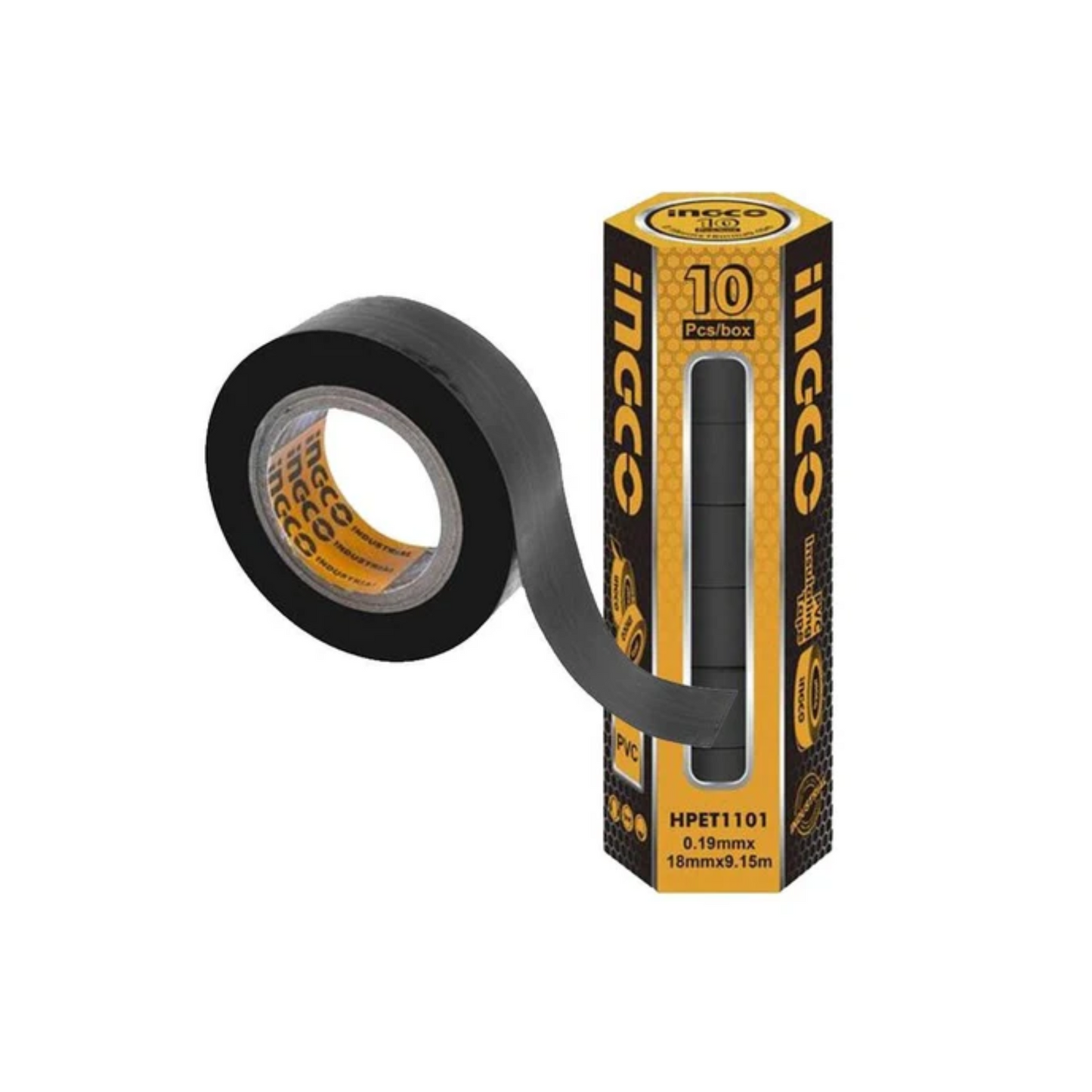 Cinta Aisladora 18MM X9, 5M Negra- INGCO