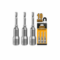 Dado hexagonal magnetico 3 Piezas 10MM-1/4"- INGCO