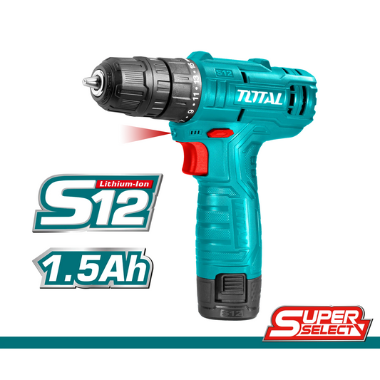 Taladro Inhalambrico Litio 10mm 12V (TDLI12415)- TOTAL