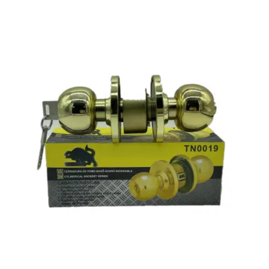 Cerradura tubular cromada(TN0019)  - TORO NEGRO