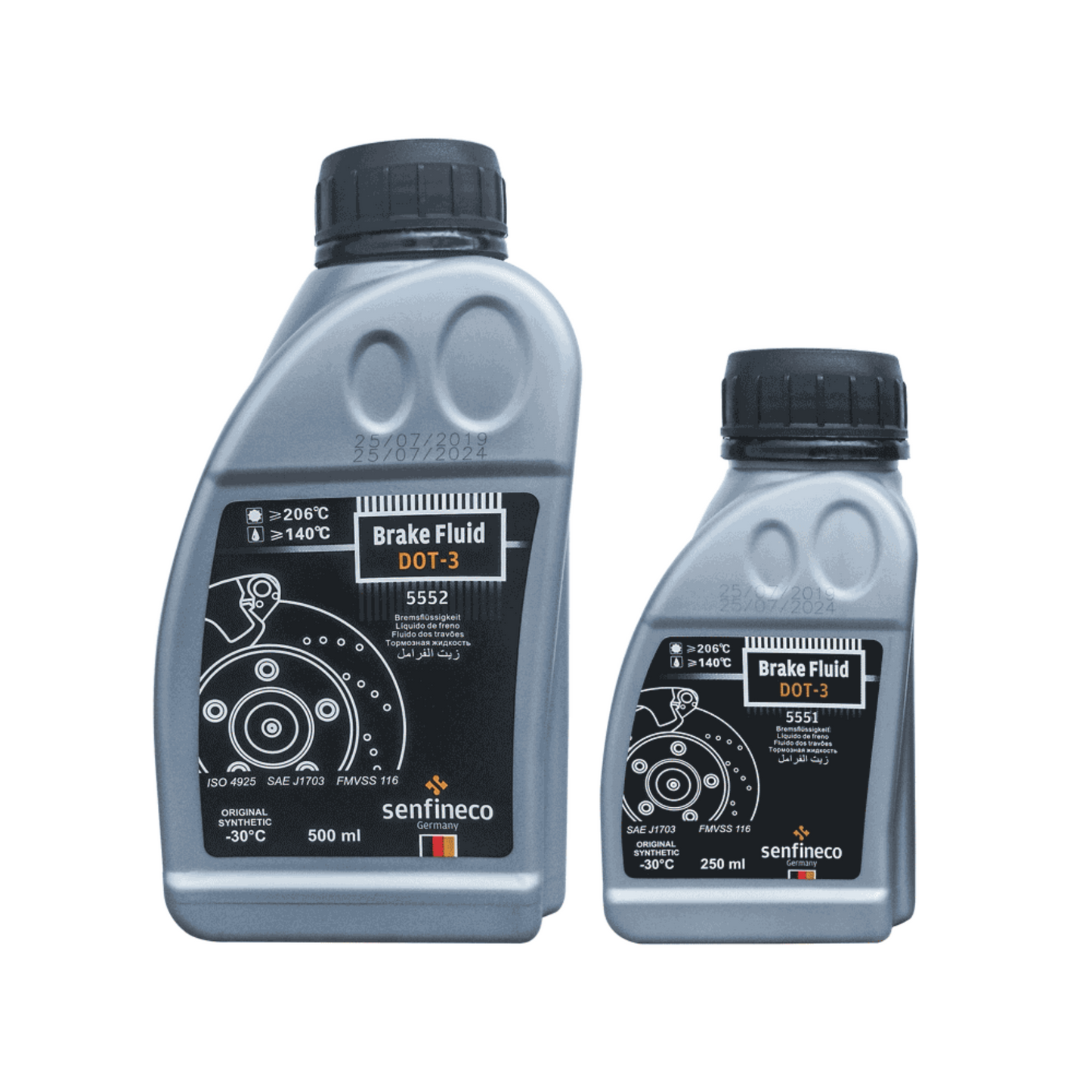 Liquido de frenos DOT3 500 ML- SENFINECO