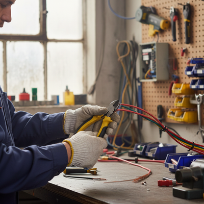 Imagen lifestyle del alicate en uso